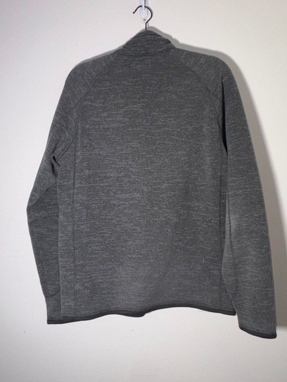 Patagonia Men's Better Sweater Quarter Zip Pullover Heathered Gray size Medium - Picture 4 of 7